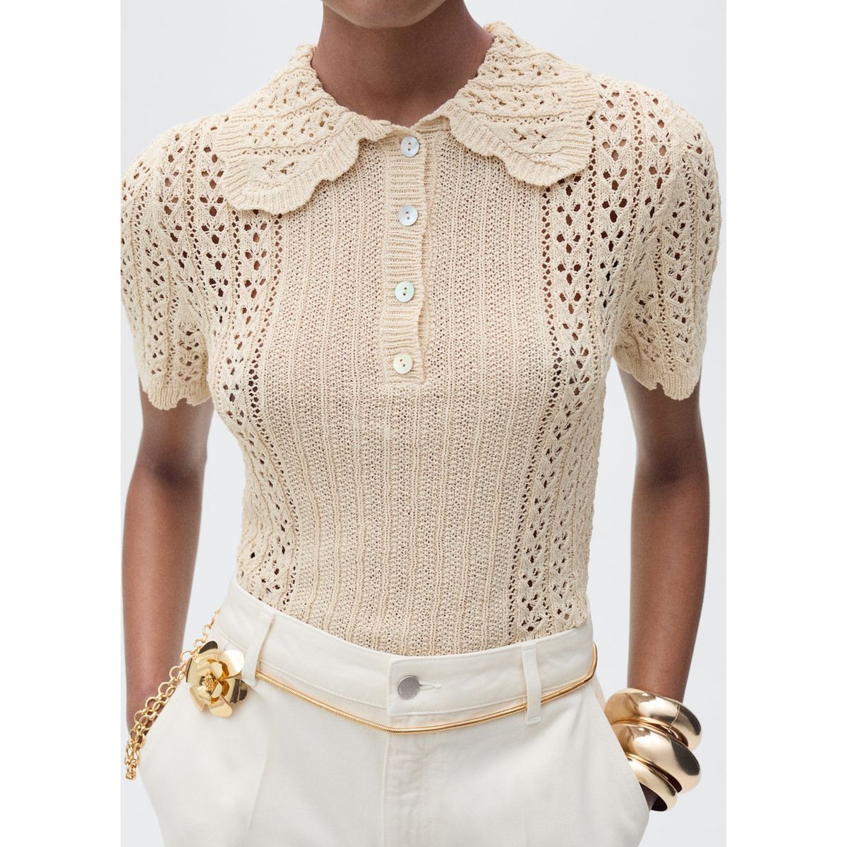 MANGO - Cardigan Casual Mujer Mango