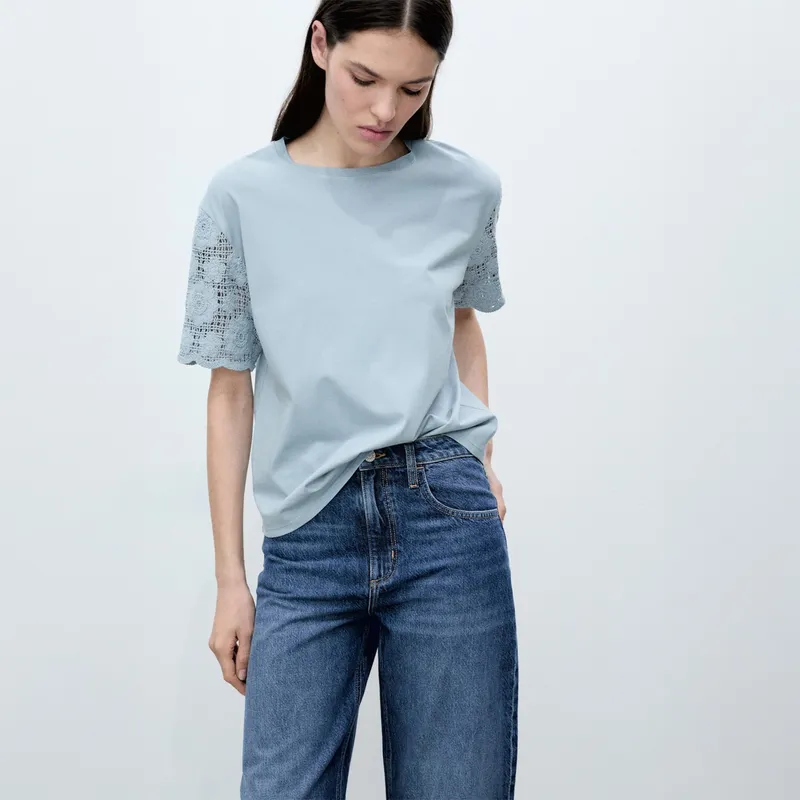 MANGO - Polo 100% Algodón Mujer Mango