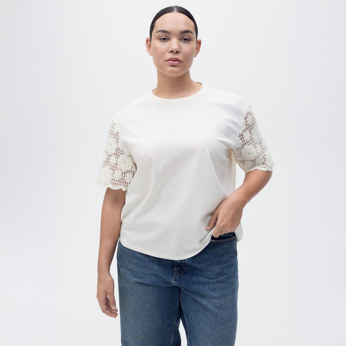 MANGO - Polo 100% Algodón Mujer Mango