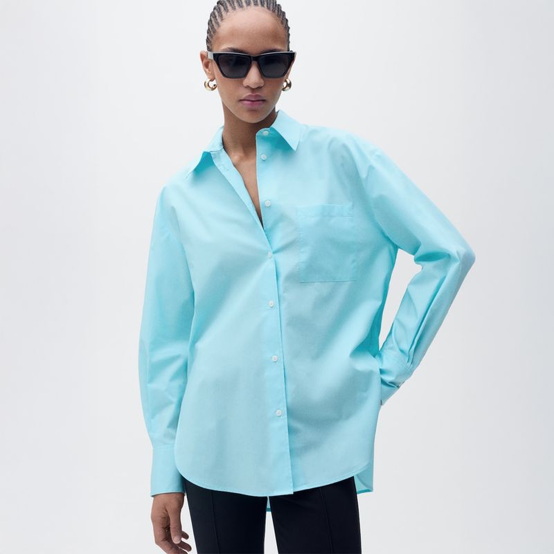 MANGO - Blusa Casual Mujer Mango