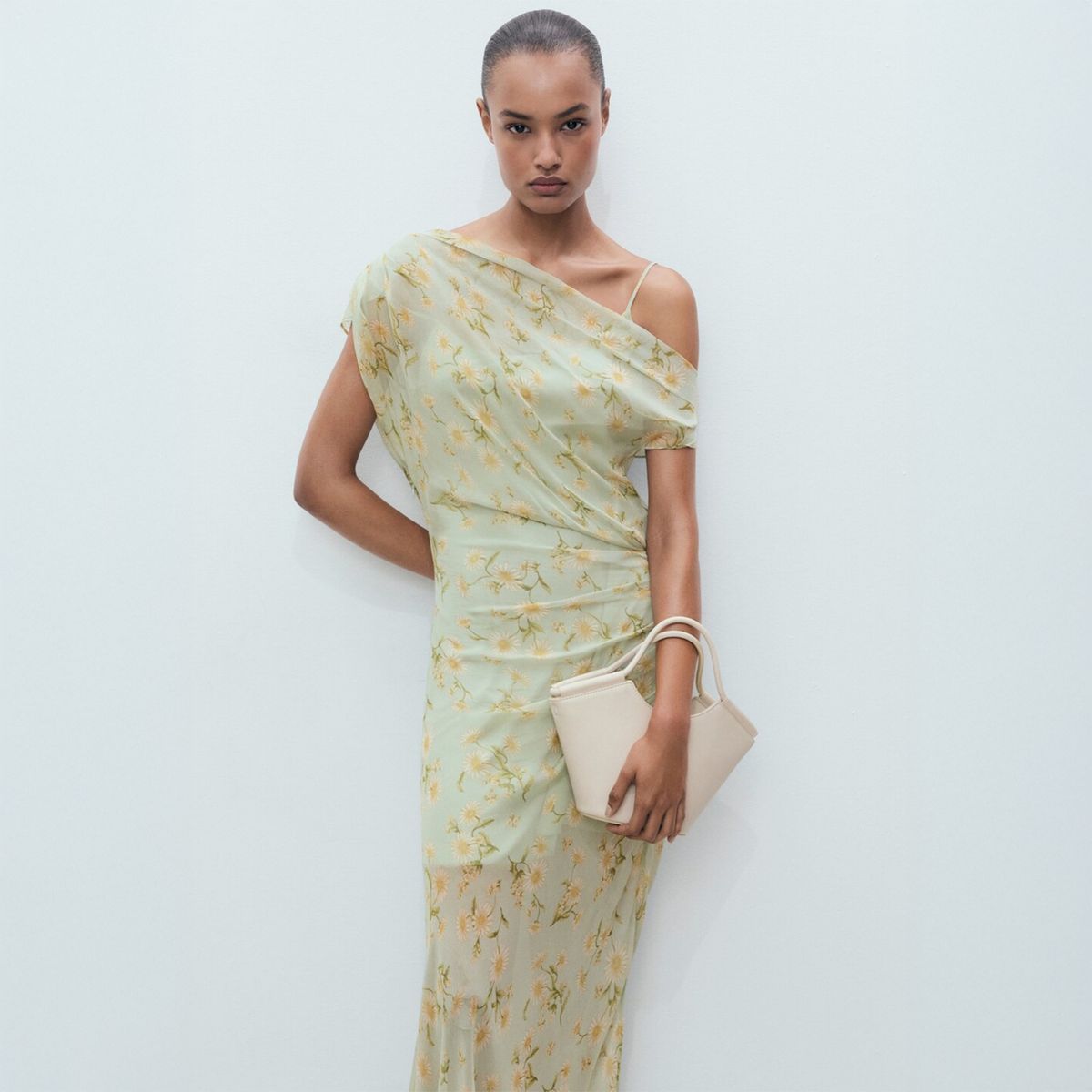 MANGO - Vestido Largo Mujer Mango