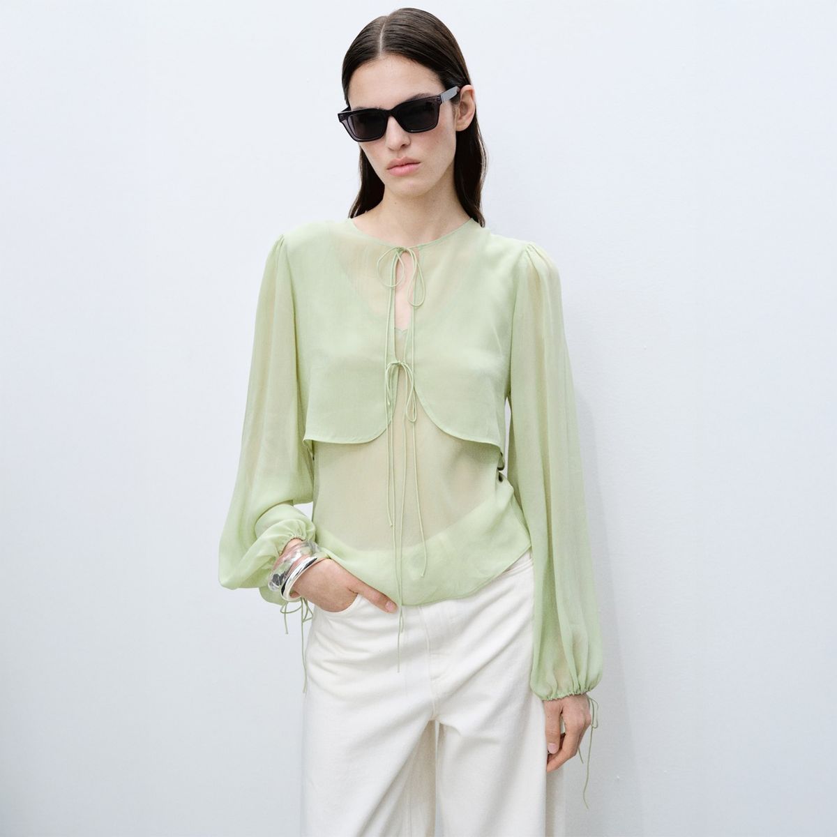 MANGO - Blusa Casual Mujer Mango