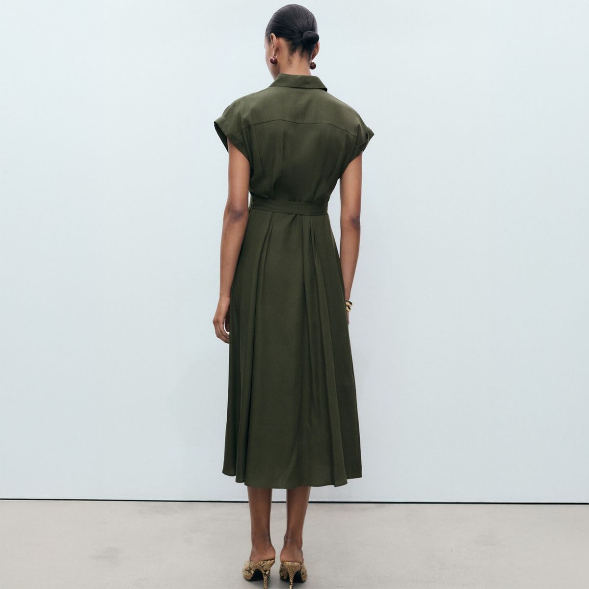 MANGO - Vestido Largo Mujer Mango