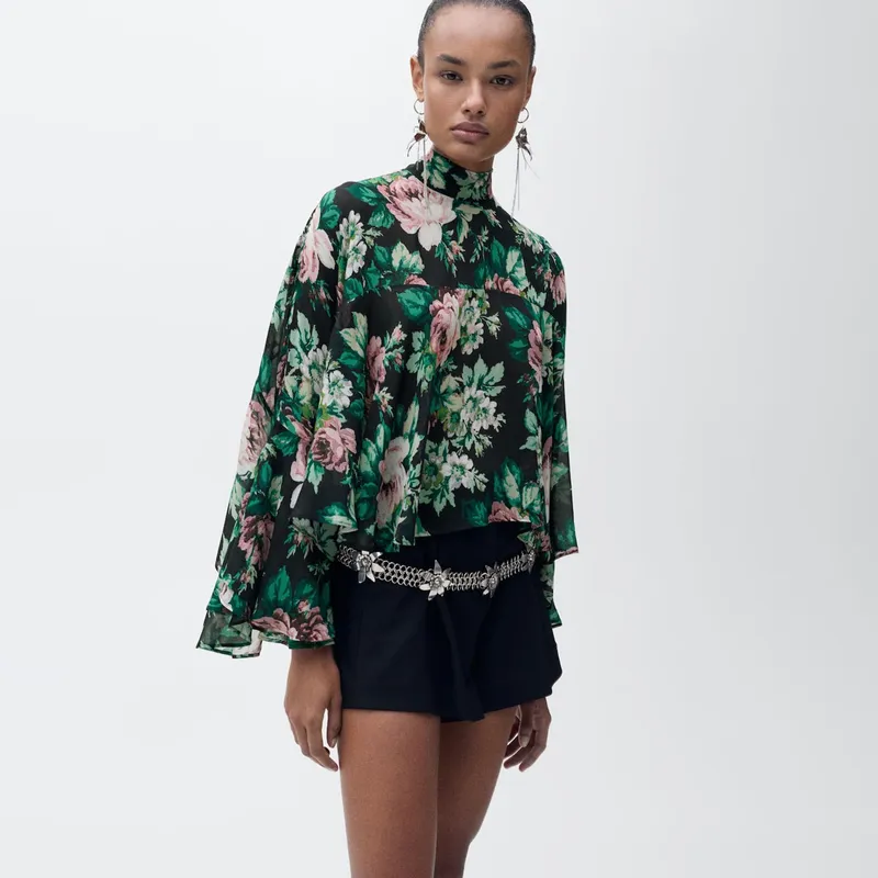 MANGO - Blusa Casual Mujer Mango