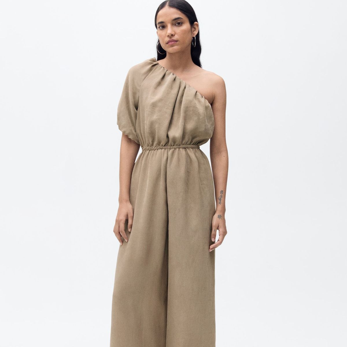 MANGO - Enterizo Casual Mujer Mango