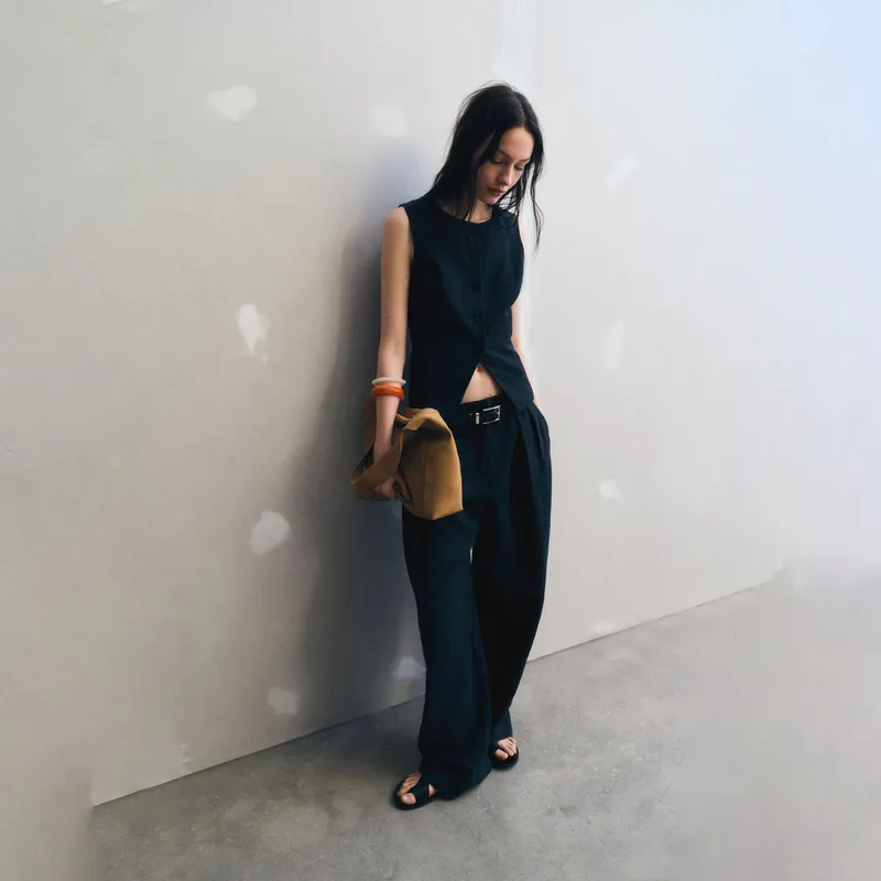 MANGO - Chaleco Casual Mujer Mango