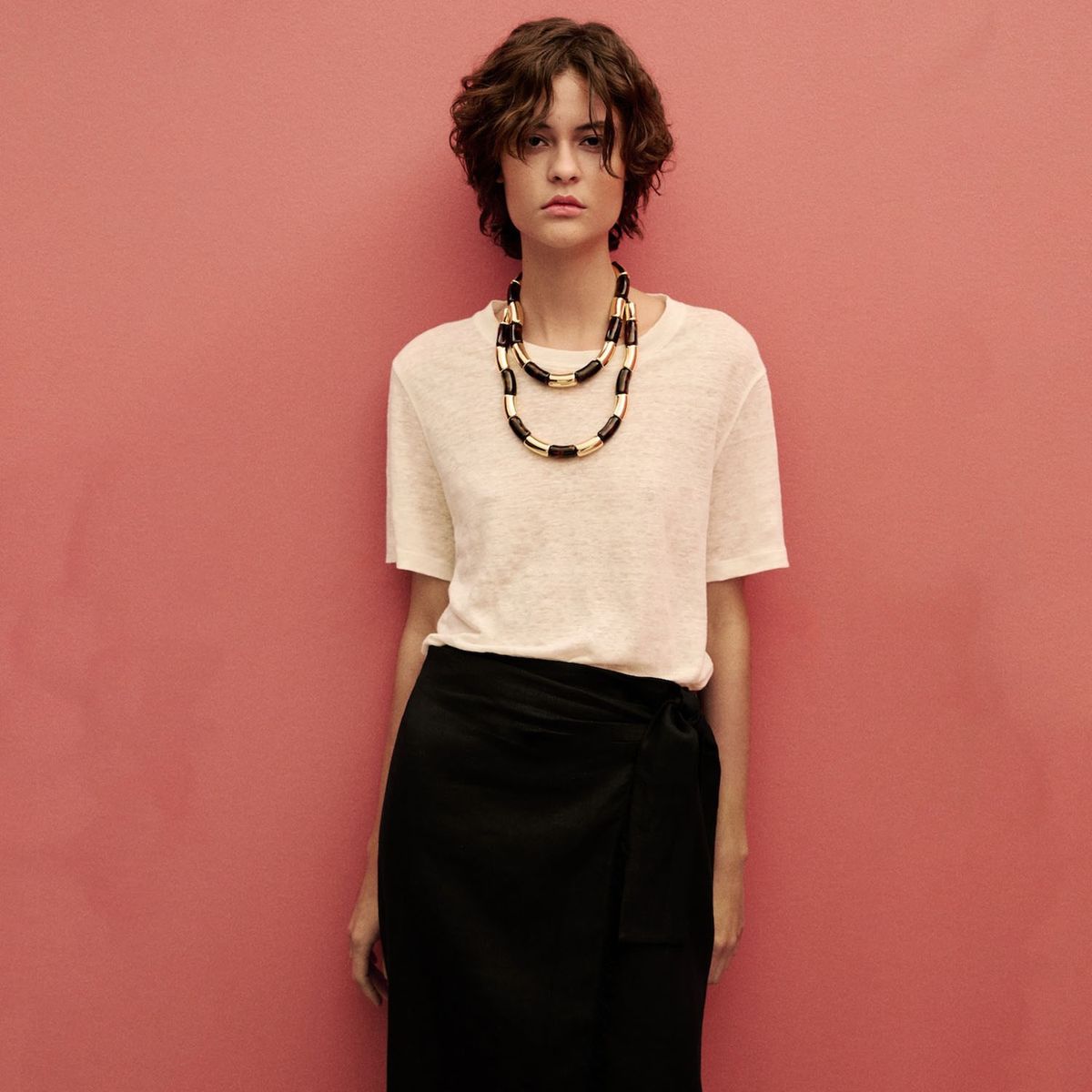 MANGO - Falda Larga Mujer Mango