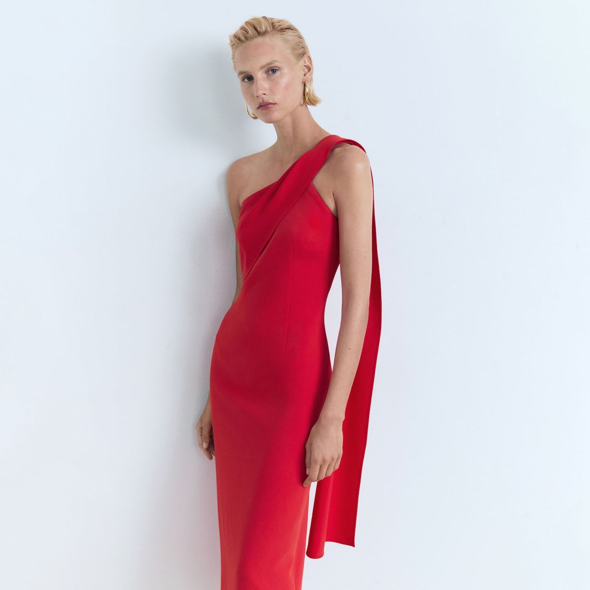 MANGO - Vestido Largo Mujer Mango