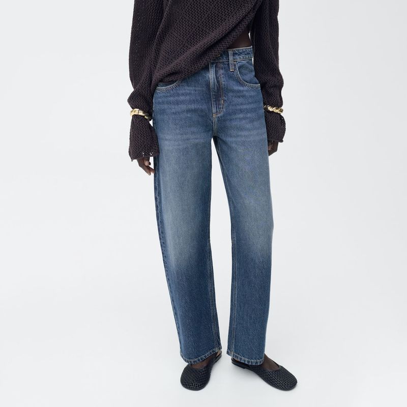 MANGO - Jean Balloon Mujer Mango