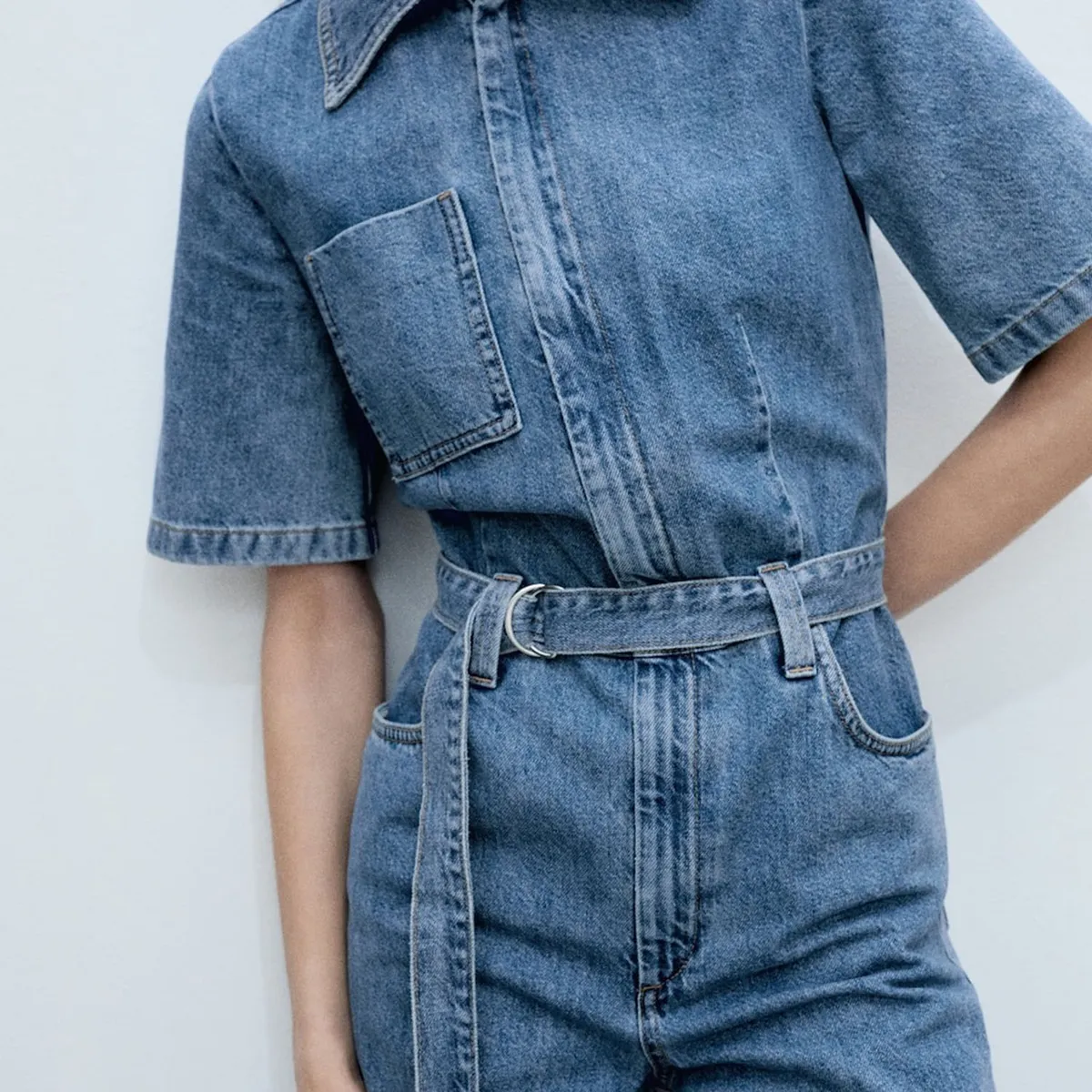 MANGO - Enterizo Casual Mujer Mango