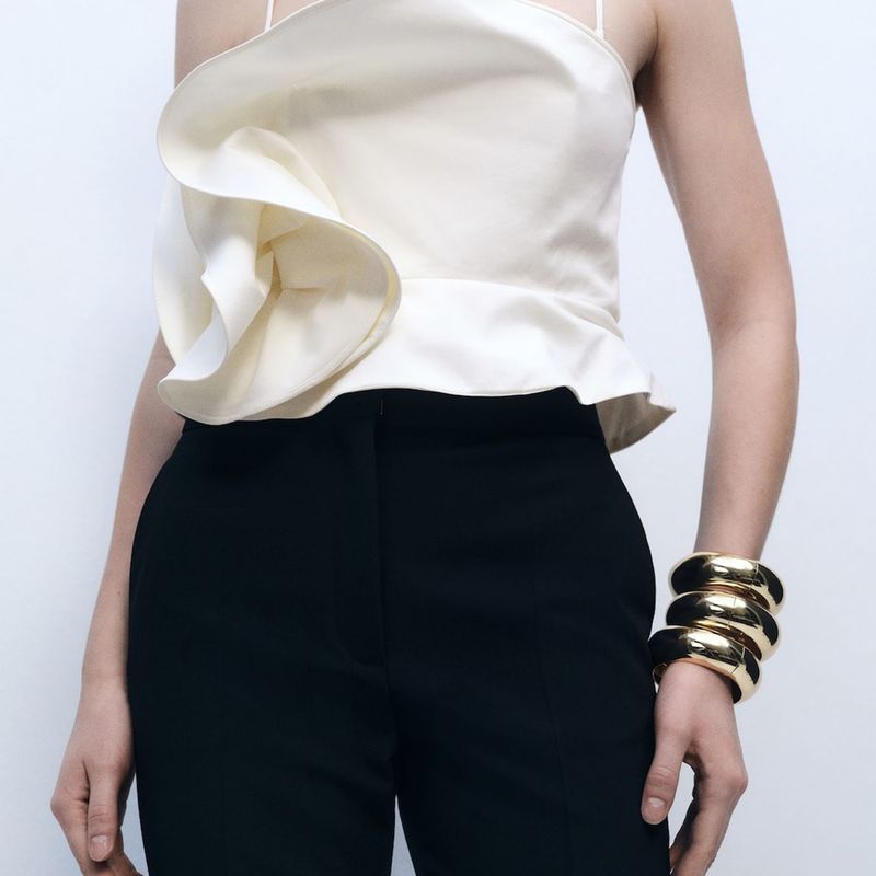 MANGO - Top Casual Mujer Mango