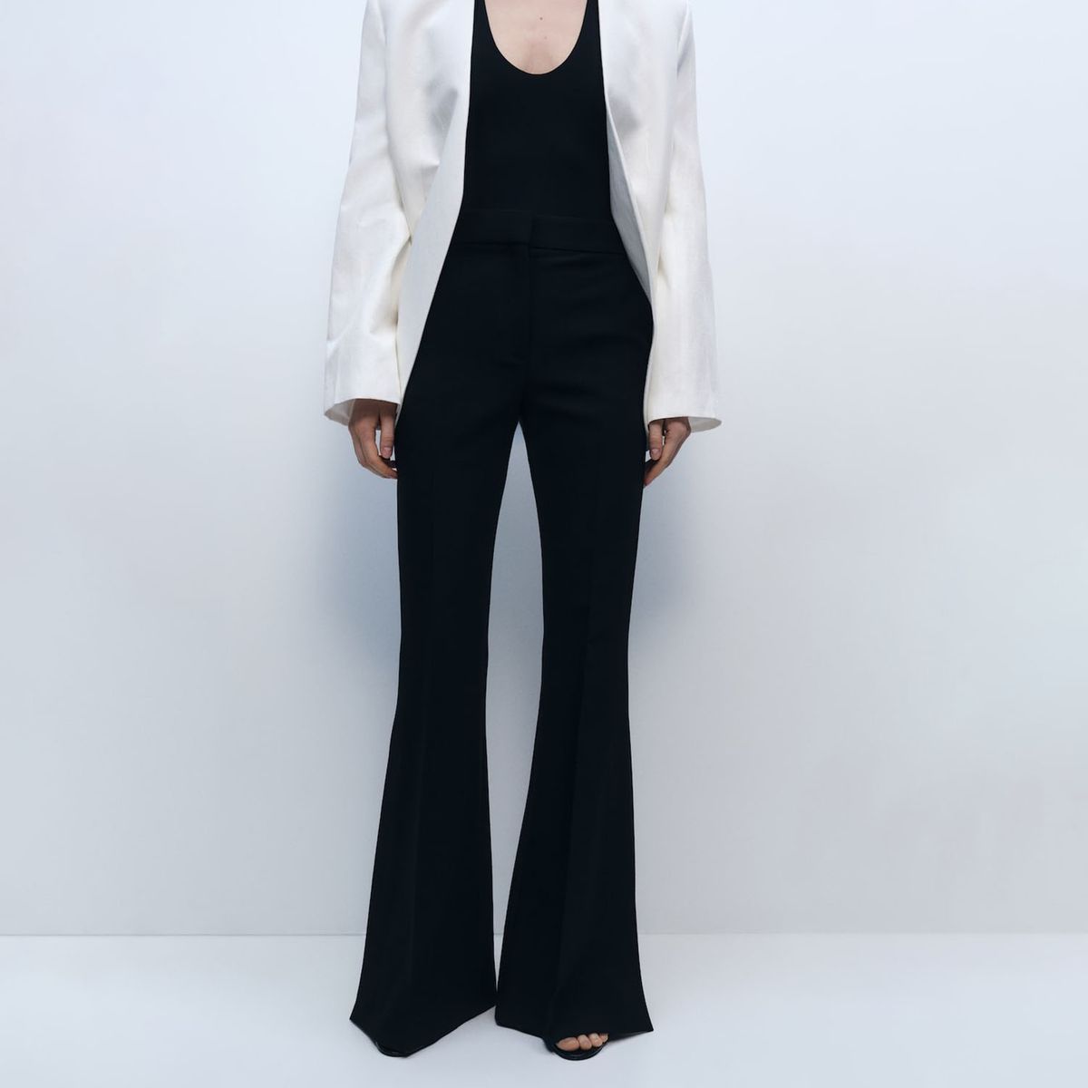 MANGO - Pantalón Flare Mujer Mango