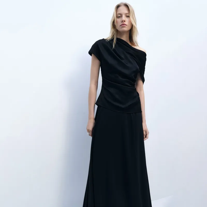 MANGO - Blusa Casual Mujer Mango