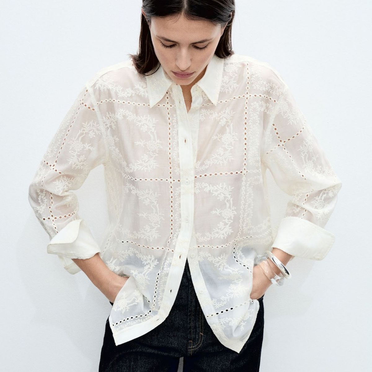 MANGO - Blusa Casual Mujer Mango