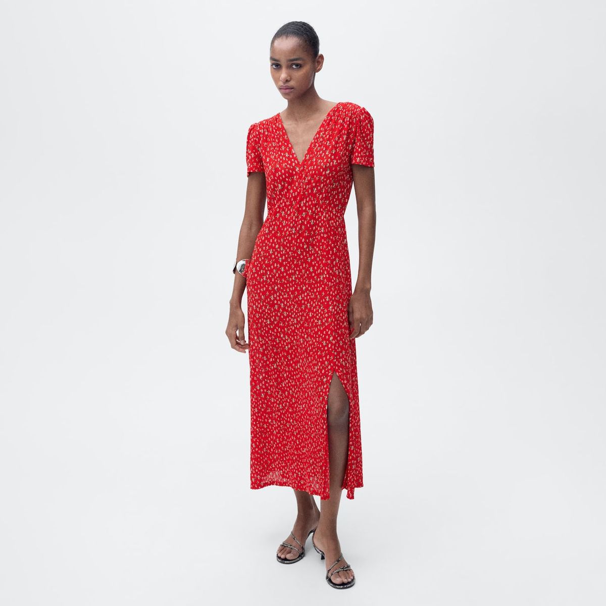 MANGO - Vestido Largo Mujer Mango