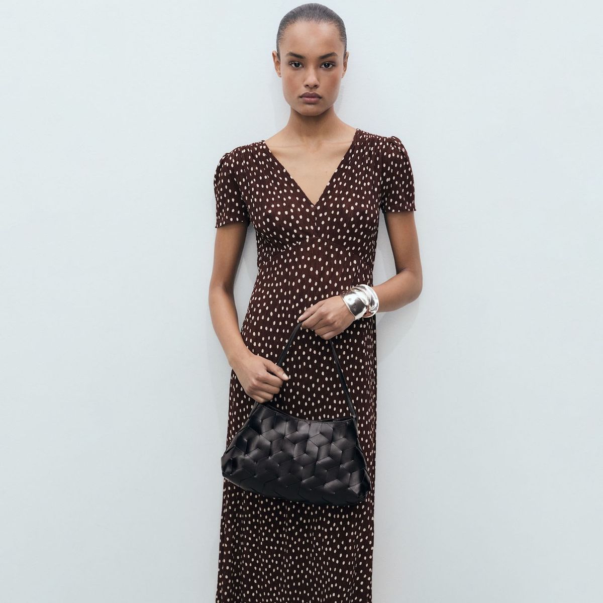 MANGO - Vestido Largo Mujer Mango