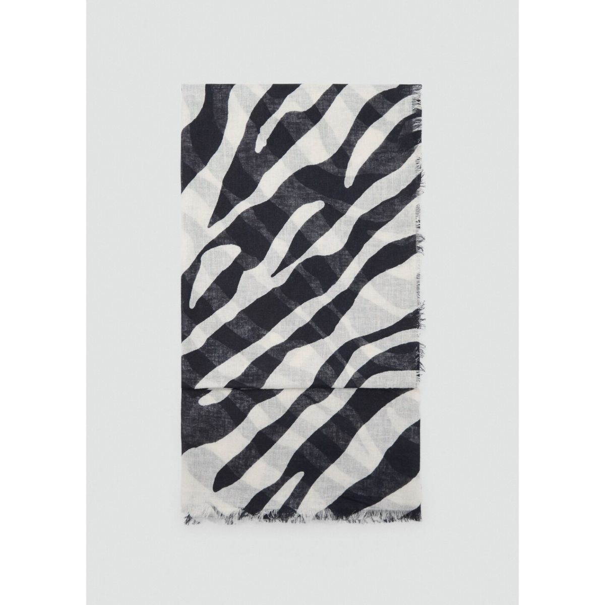 MANGO - Fular Zebra Mujer Mango