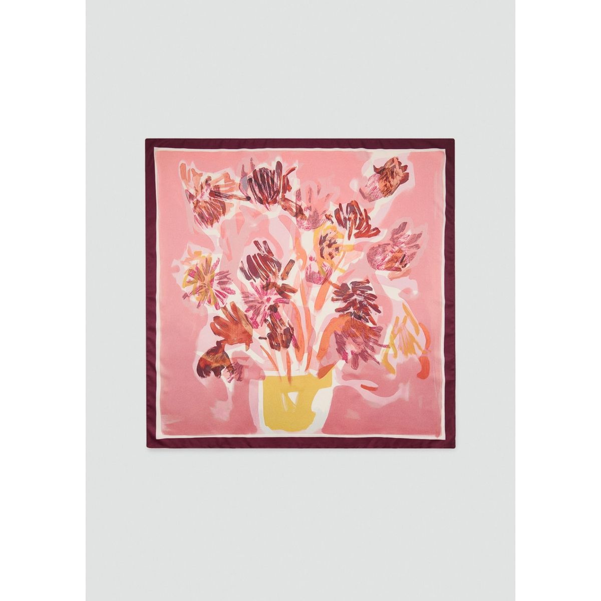 MANGO - Pañuelo Bouquet Mujer Mango