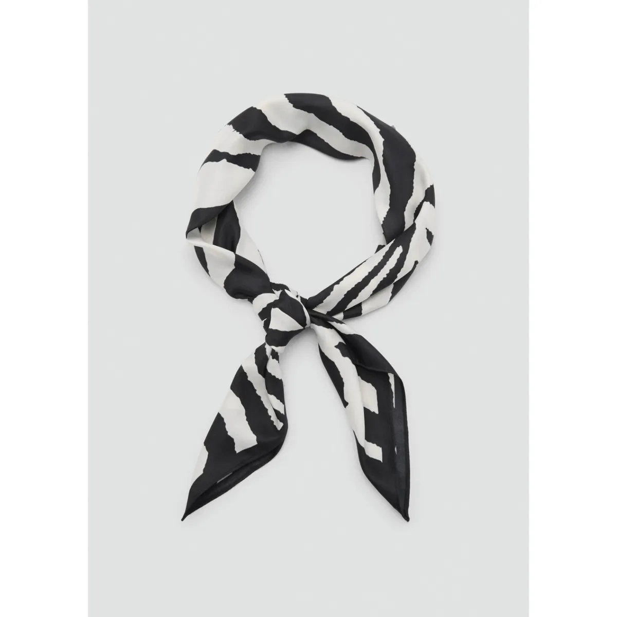 MANGO - Pañuelo Zebra Mujer Mango