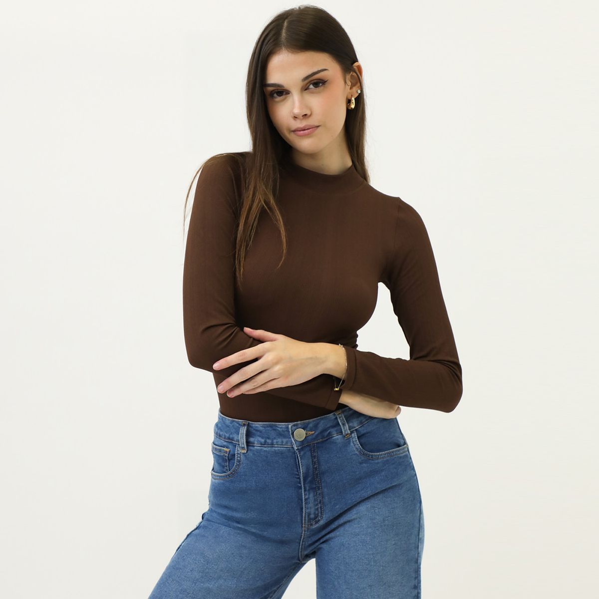 DENIMLAB - Body Rib Ml Cuello