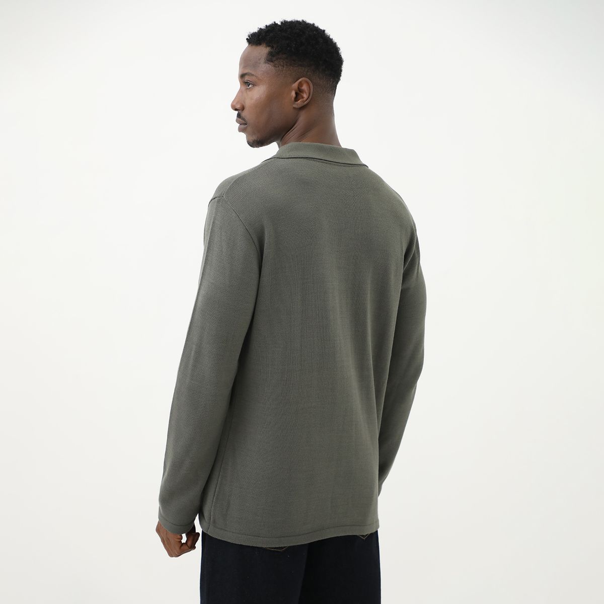 BASEMENT - Polo Manga Larga Hombre Basement