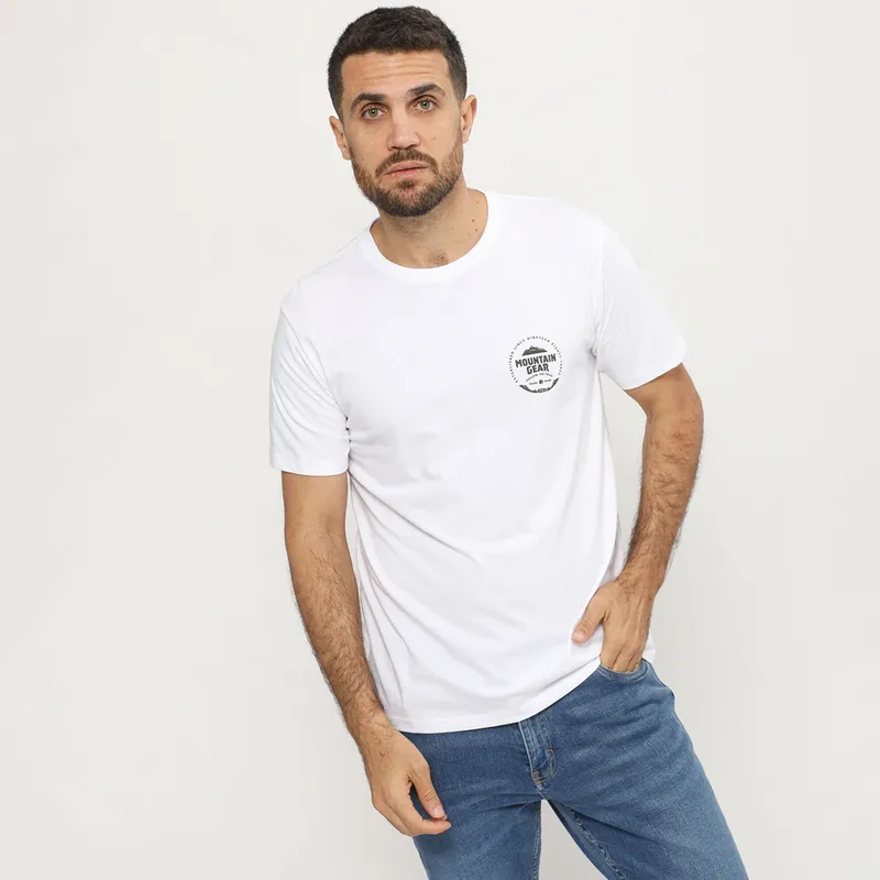 MOUNTAIN GEAR - Polo 100% Algodón Manga Corta Hombre Mountain Gear