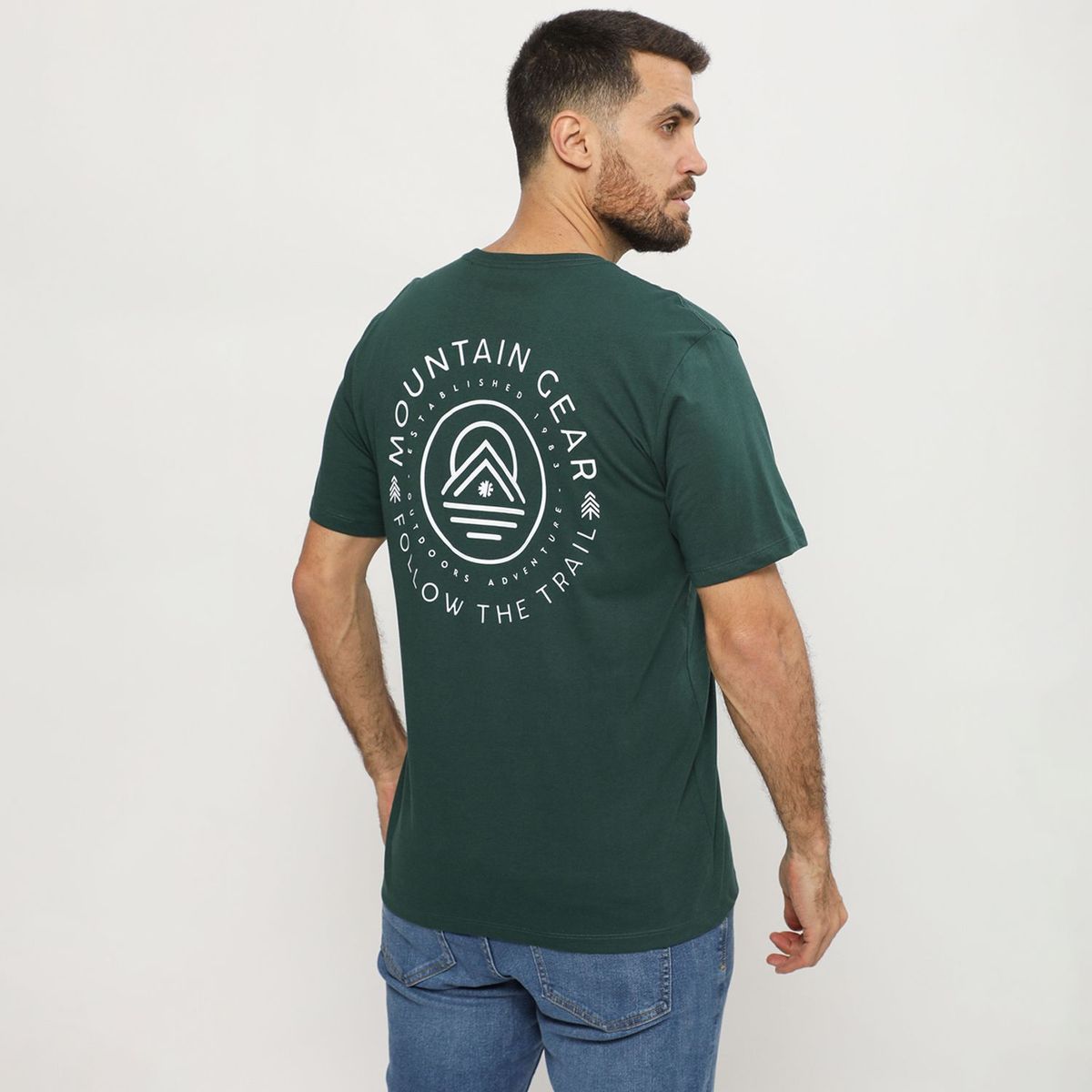 MOUNTAIN GEAR - Polo 100% Algodón Manga Corta Hombre Mountain Gear