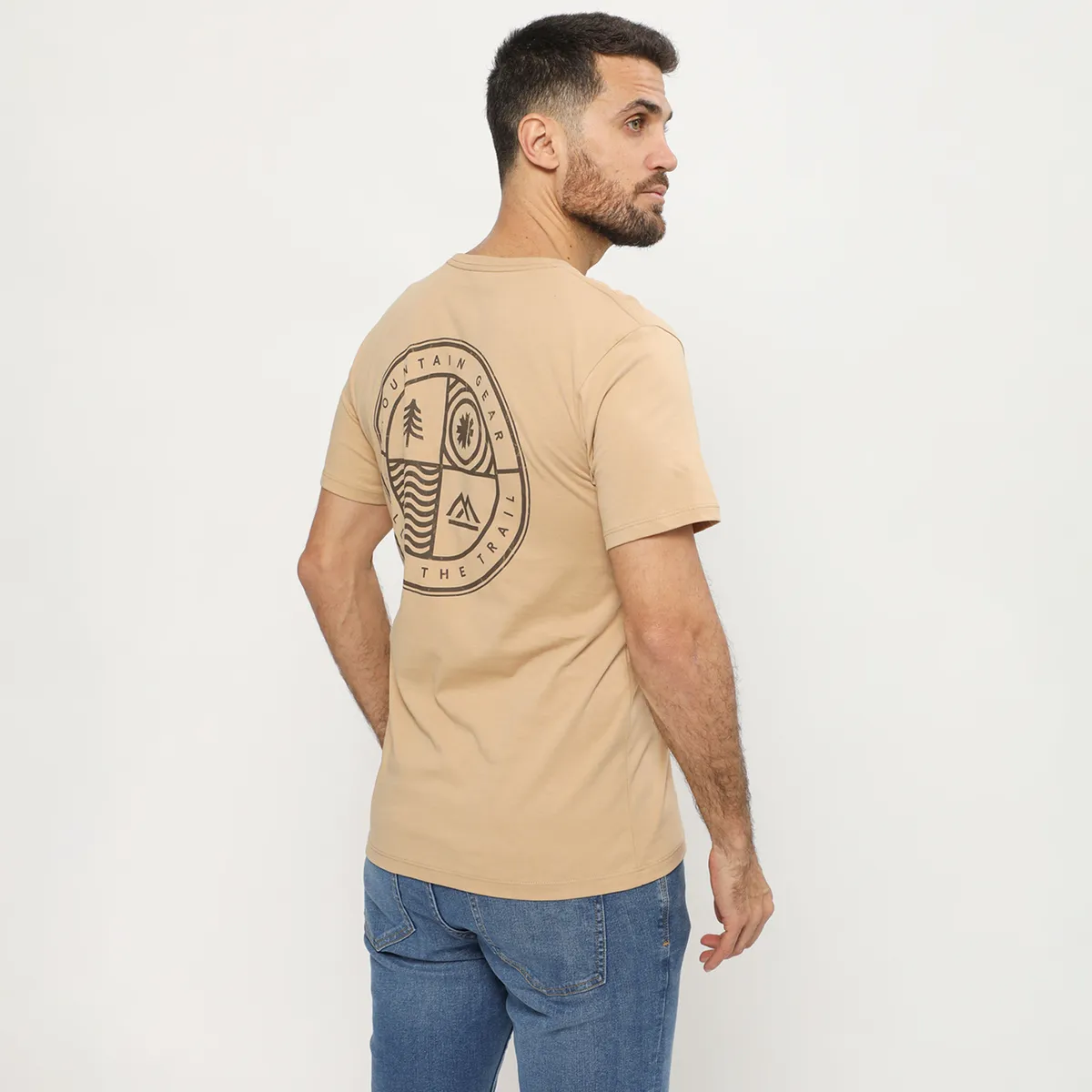 MOUNTAIN GEAR - Polo 100% Algodón Manga Corta Hombre Mountain Gear