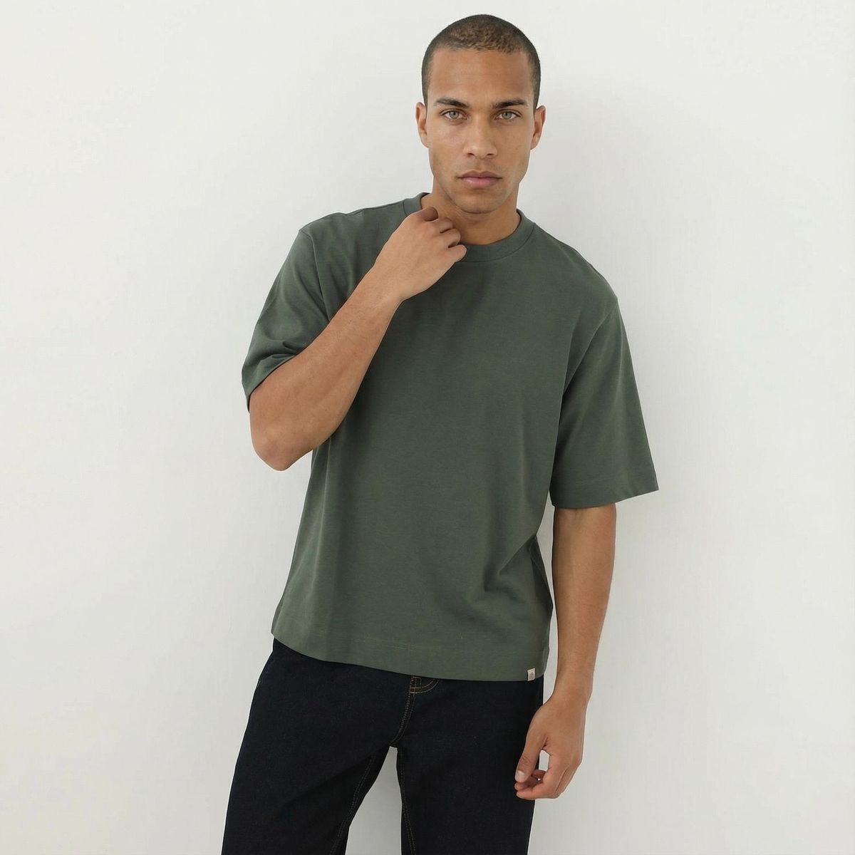 DENIMLAB - Polo Boxy Pesado Hombre Denimlab