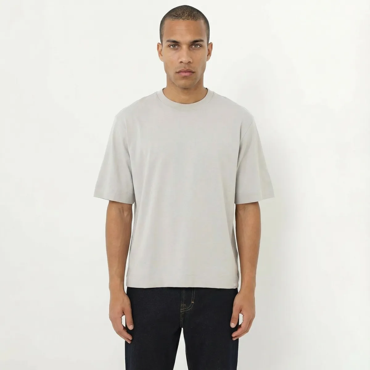 DENIMLAB - Polo Boxy Pesado Hombre Denimlab