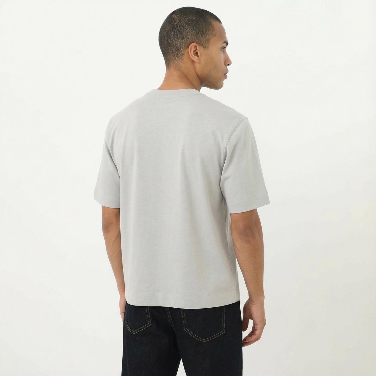 DENIMLAB - Polo Boxy Pesado Hombre Denimlab