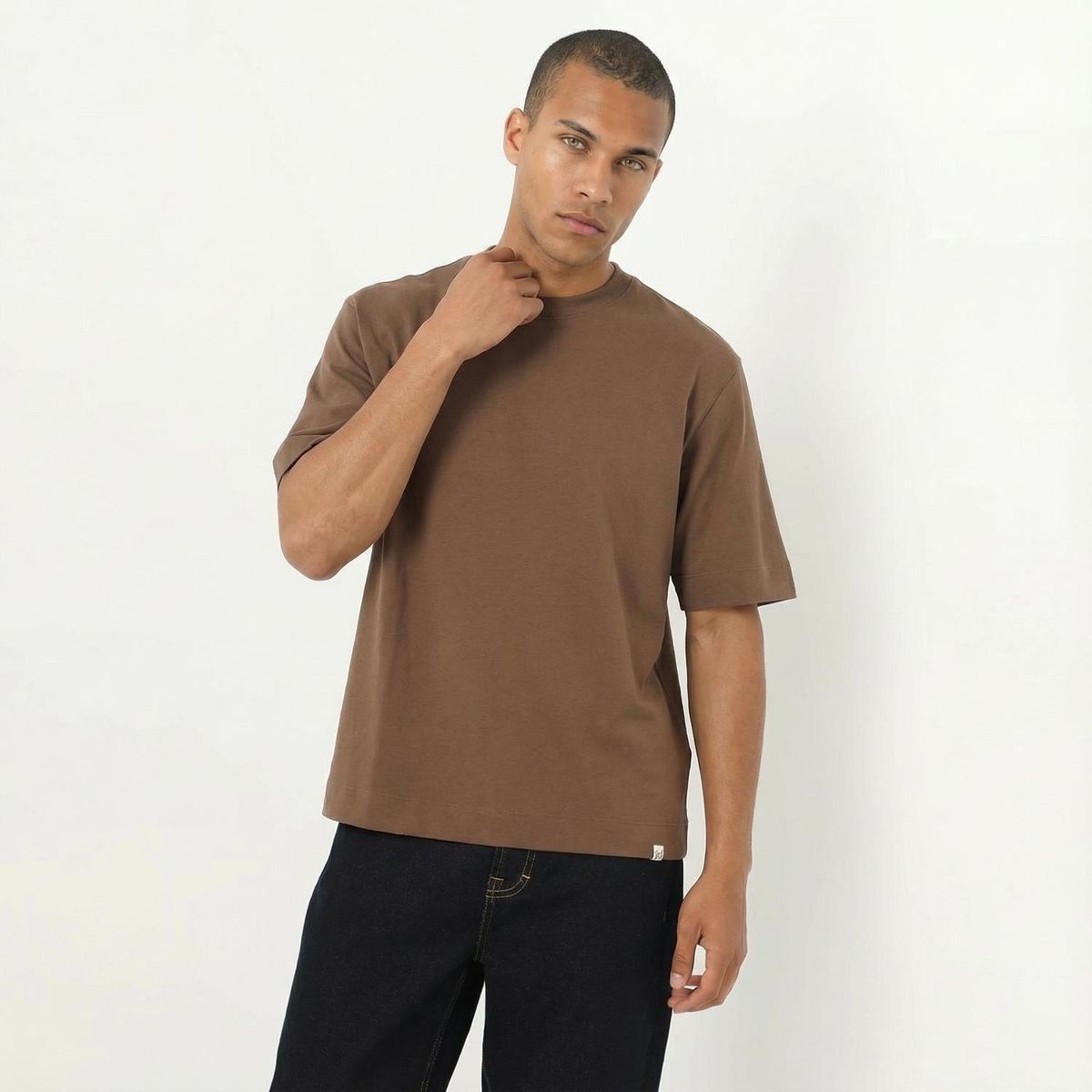 DENIMLAB - Polo Boxy Pesado Hombre Denimlab