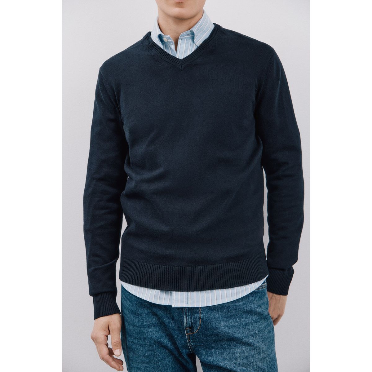 CORTEFIEL - Chompa 100% Algodón Casual Hombre Cortefiel