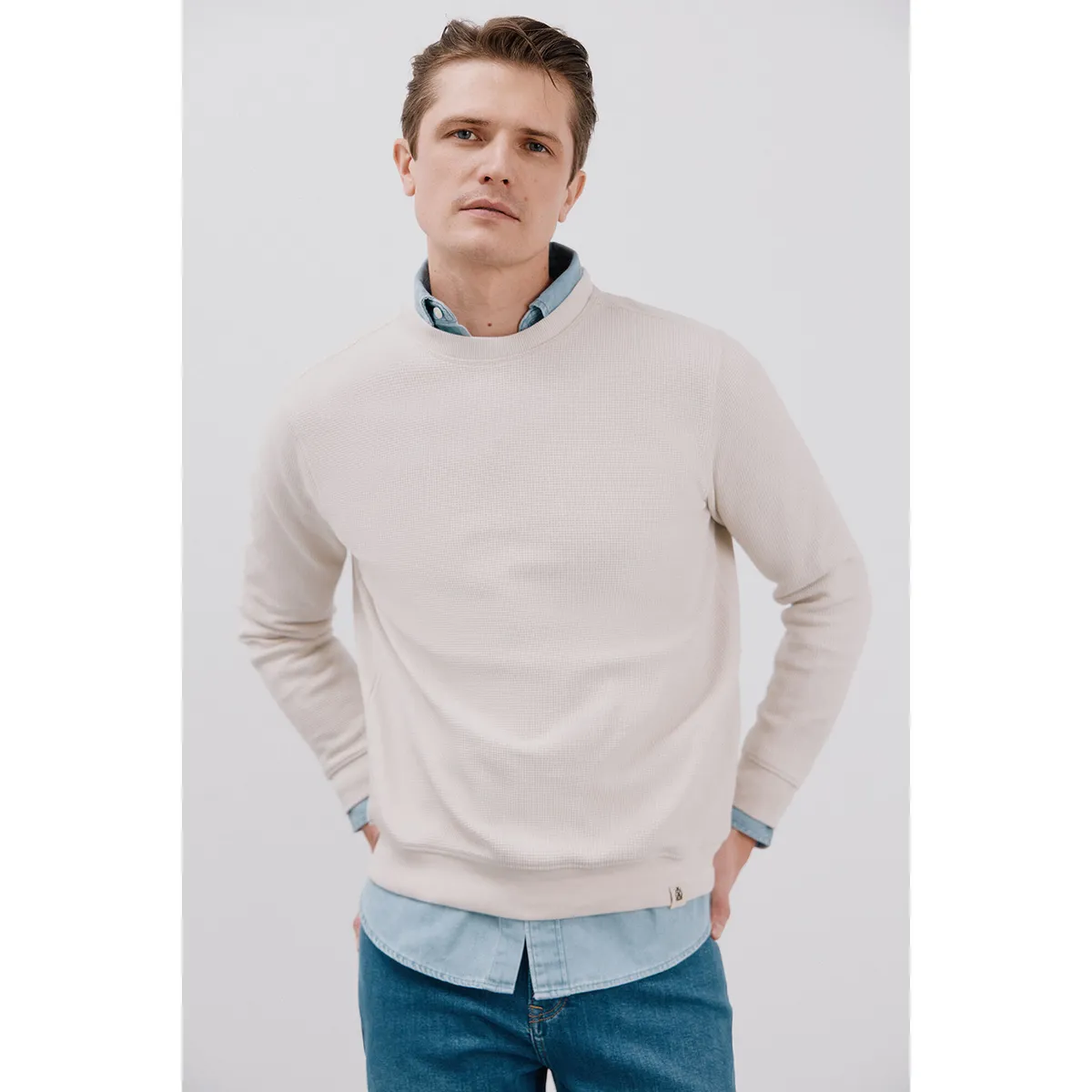 CORTEFIEL - Chompa Algodón Casual Hombre Cortefiel