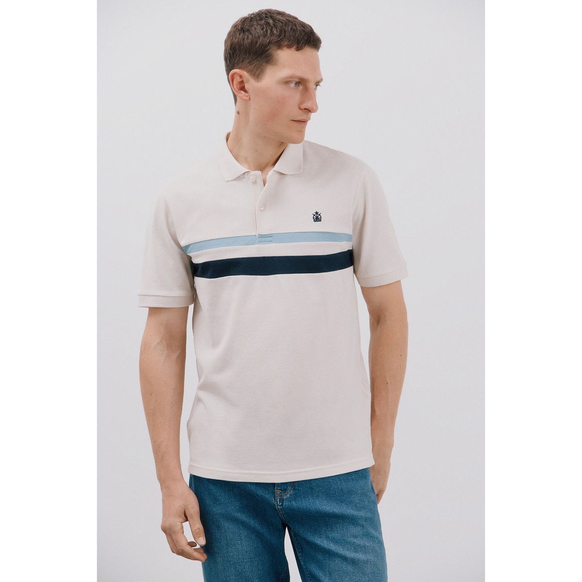 CORTEFIEL - Polo Manga Corta 100% Algodón Hombre Cortefiel