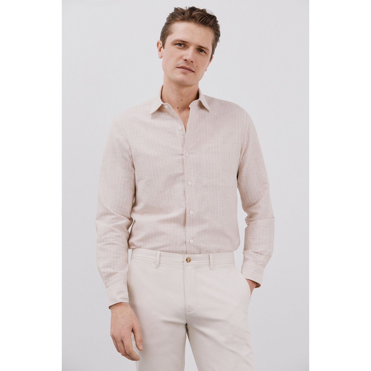 CORTEFIEL - Camisa Casual Hombre Cortefiel