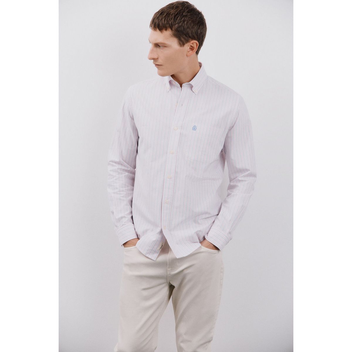 CORTEFIEL - Camisa 100% Algodón Casual Hombre Cortefiel