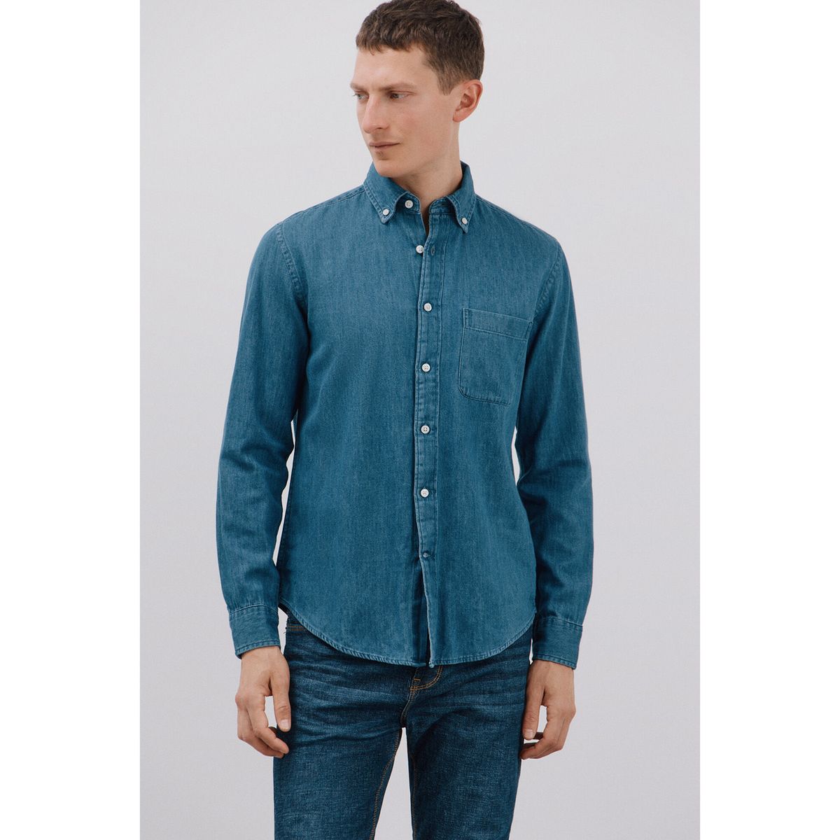 CORTEFIEL - Camisa 100% Algodón Casual Hombre Cortefiel