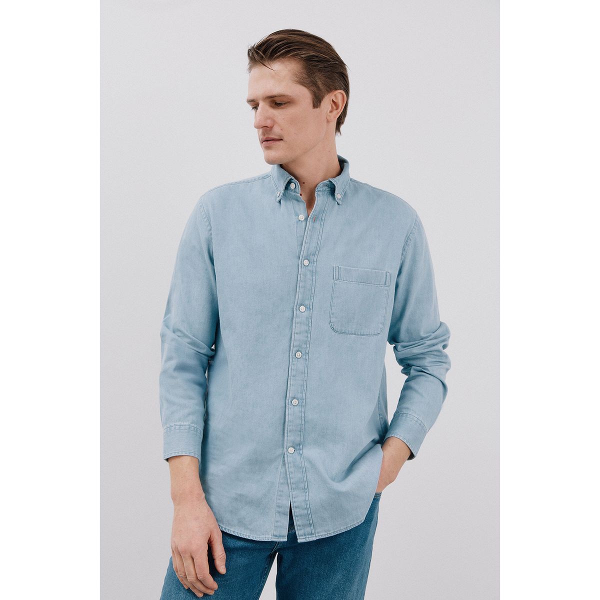 CORTEFIEL - Camisa 100% Algodón Casual Hombre Cortefiel