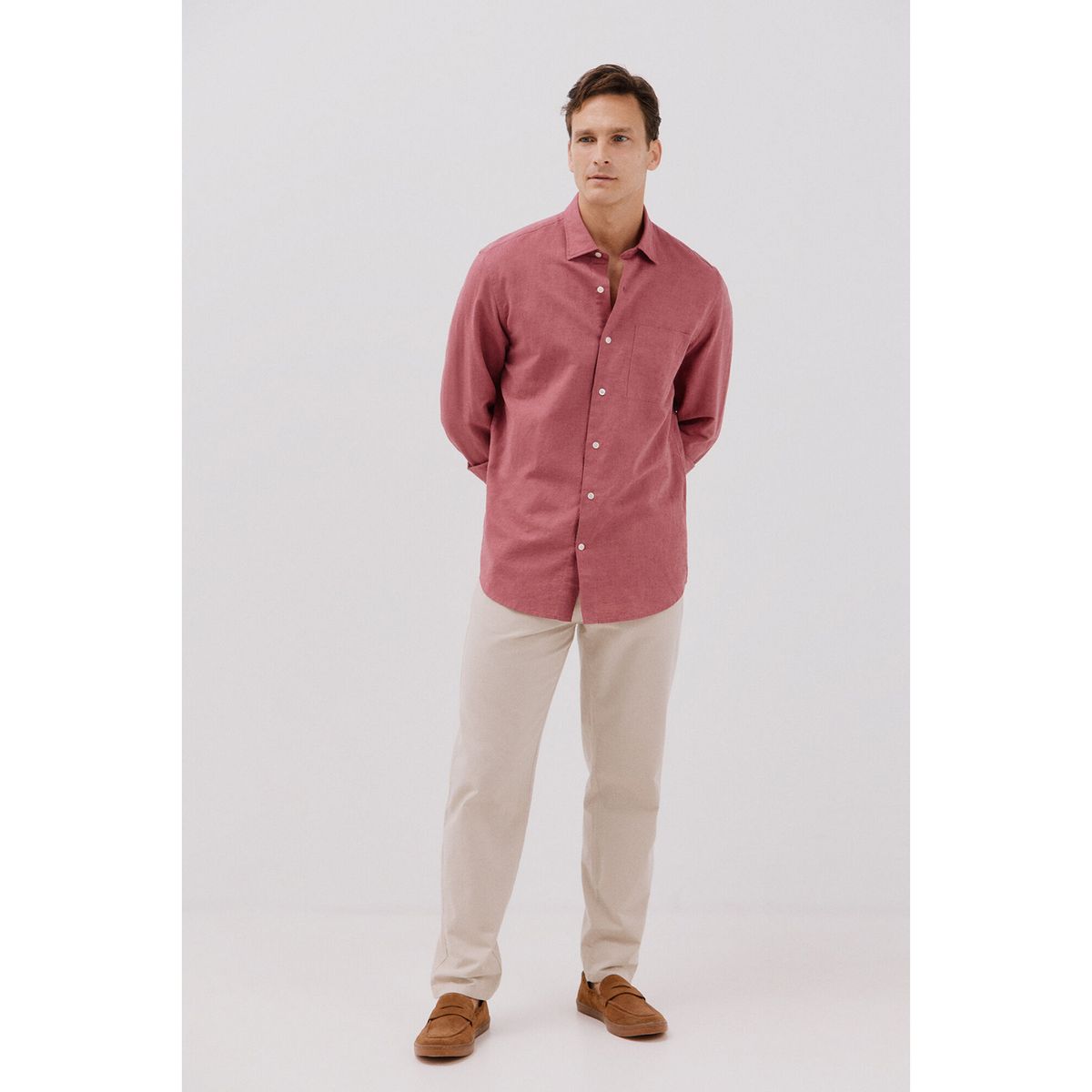CORTEFIEL - Camisa Casual Hombre Cortefiel