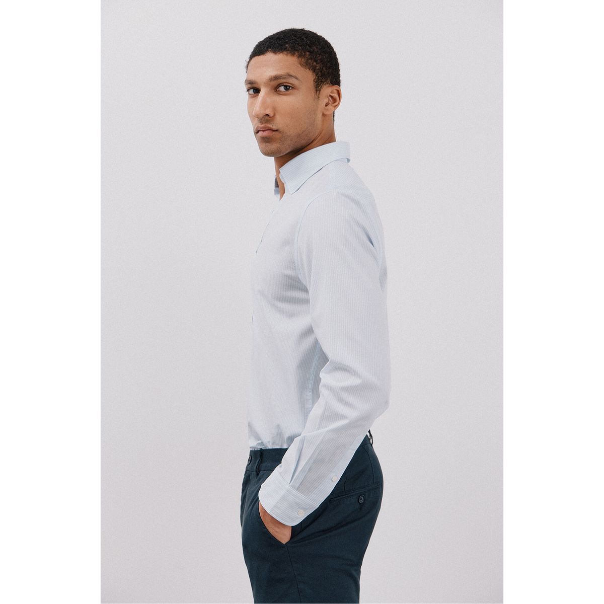 CORTEFIEL - Camisa Algodón Casual Hombre Cortefiel