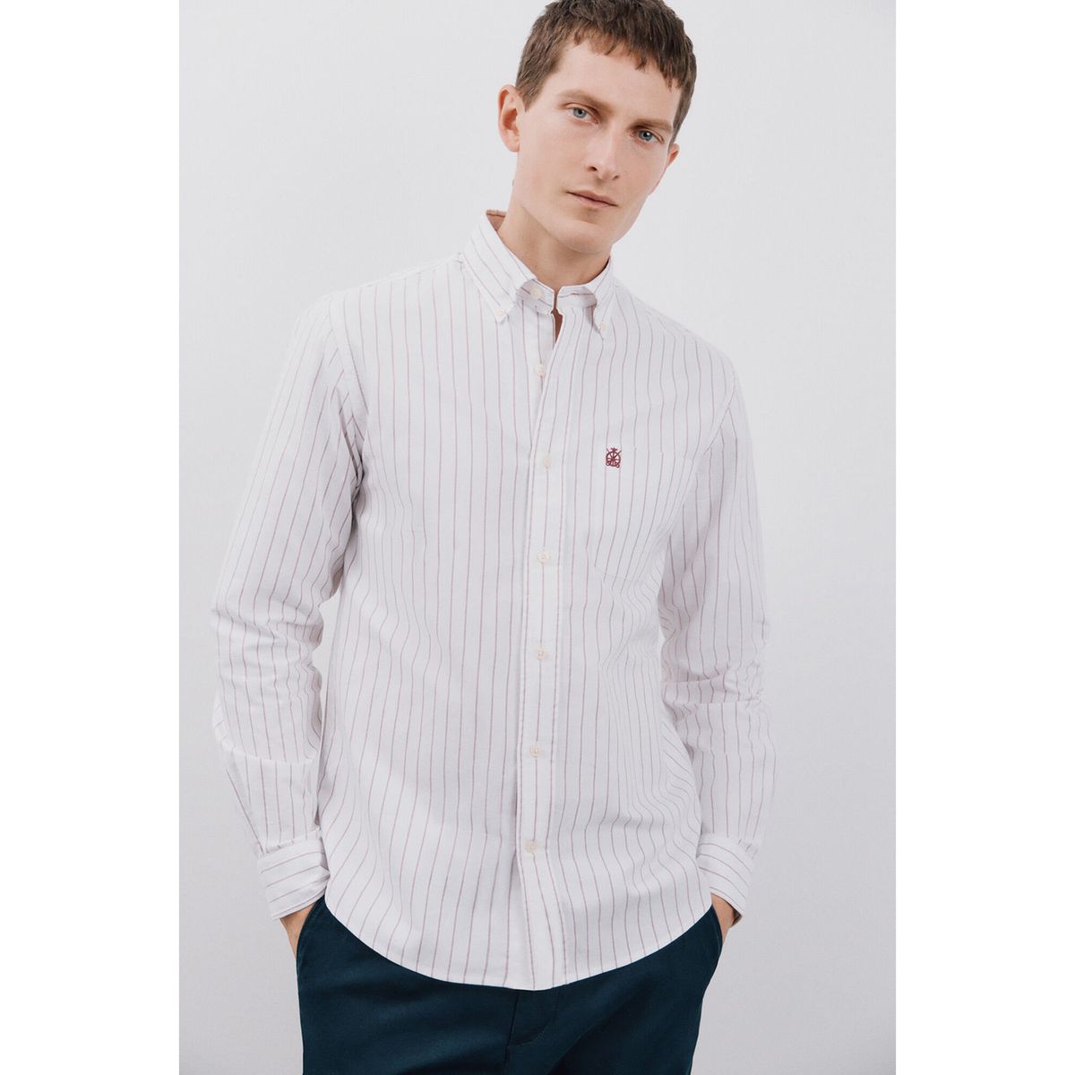 CORTEFIEL - Camisa 100% Algodón Casual Hombre Cortefiel