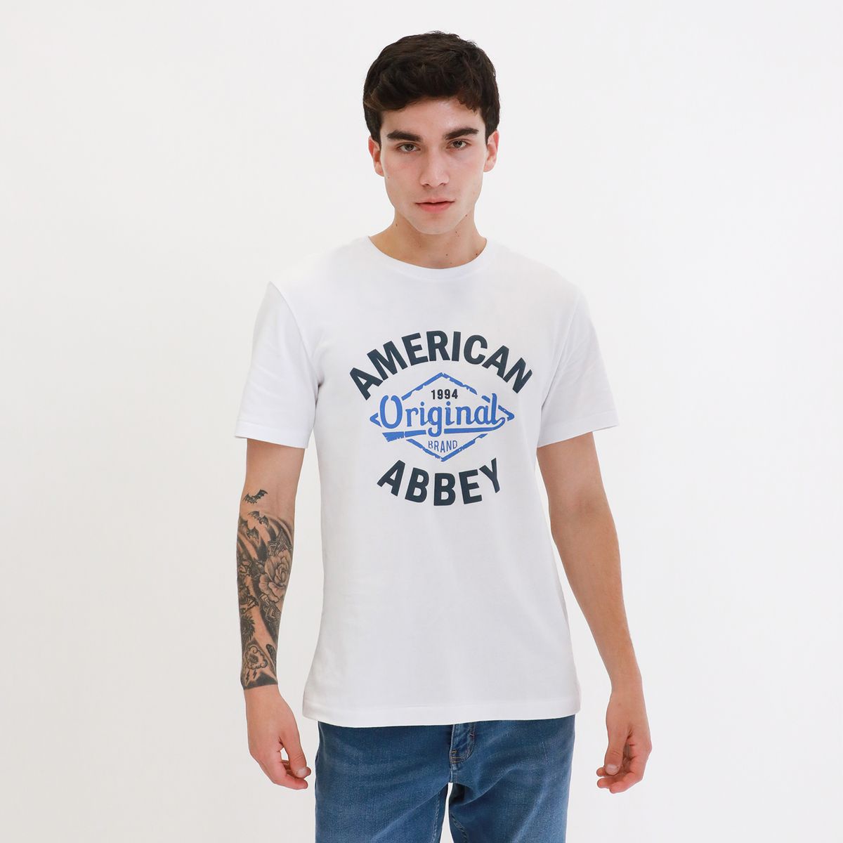 AMERICAN ABBEY - Polo 100% Algodón Casual Hombre American A