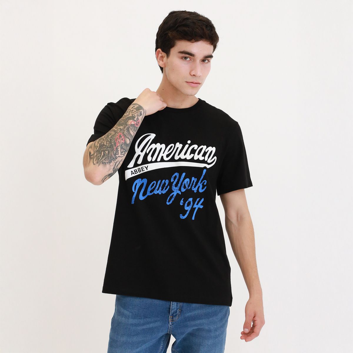 AMERICAN ABBEY - Polo 100% Algodón Casual Hombre American A