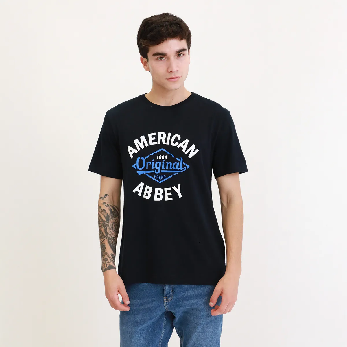 AMERICAN ABBEY - Polo 100% Algodón Casual Hombre American A