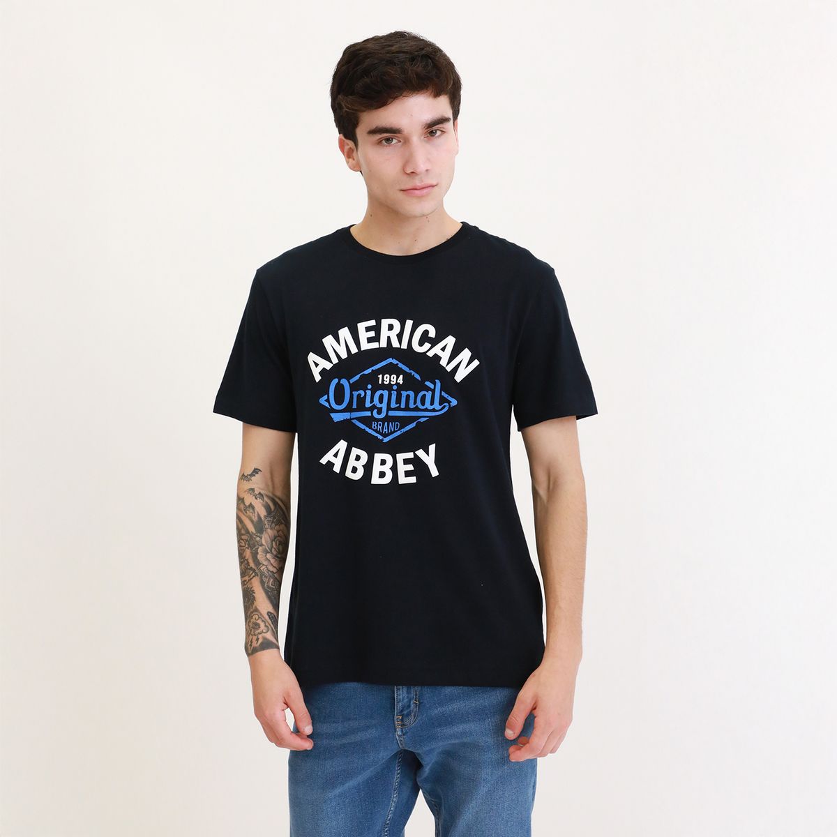 AMERICAN ABBEY - Polo 100% Algodón Casual Hombre American A