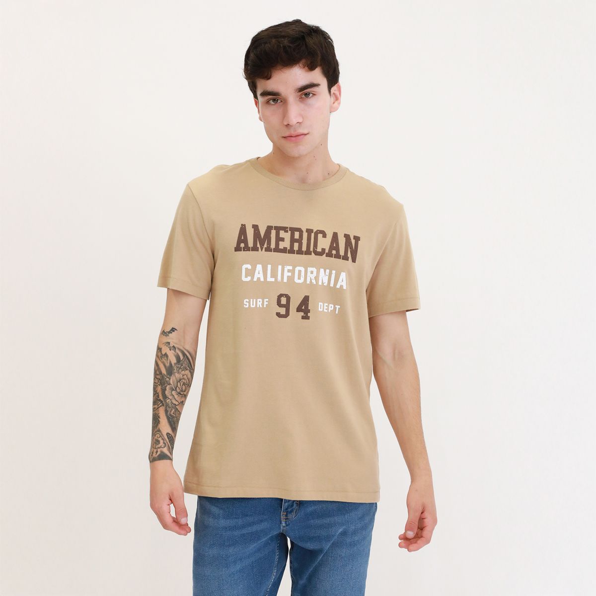 AMERICAN ABBEY - Polo 100% Algodón Casual Hombre American A