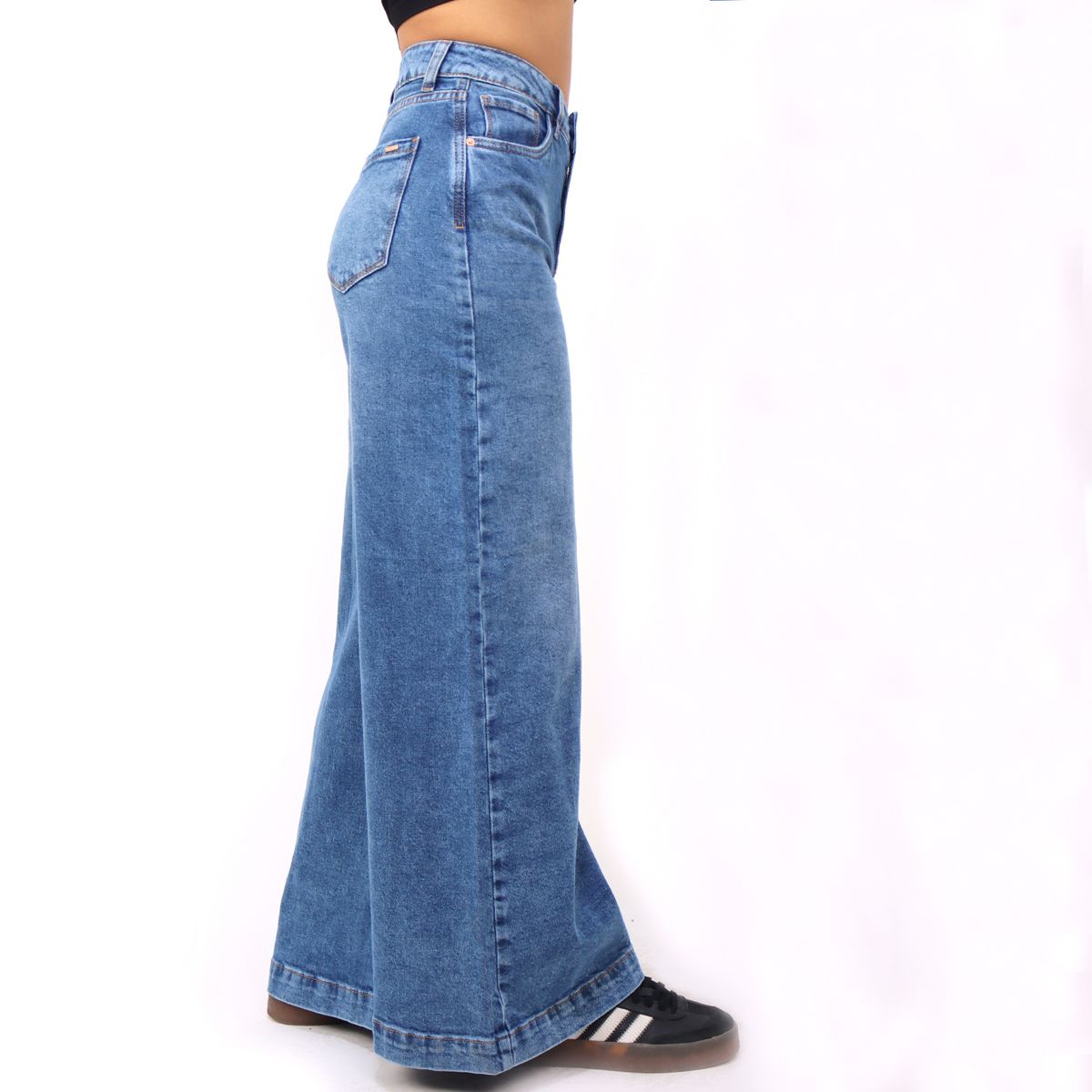 KAYRA POBLET - Jean Mujer Wide Leg Flare