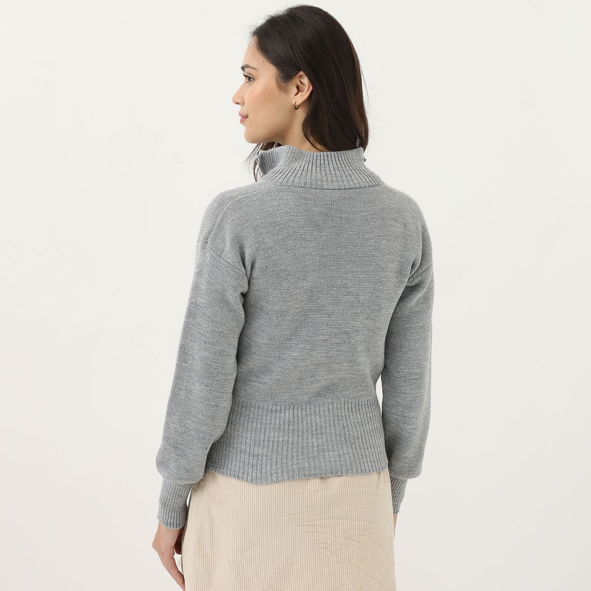 SYBILLA - Cardigan Casual Mujer Sybilla