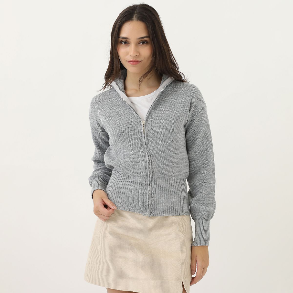 SYBILLA - Cardigan Casual Mujer Sybilla